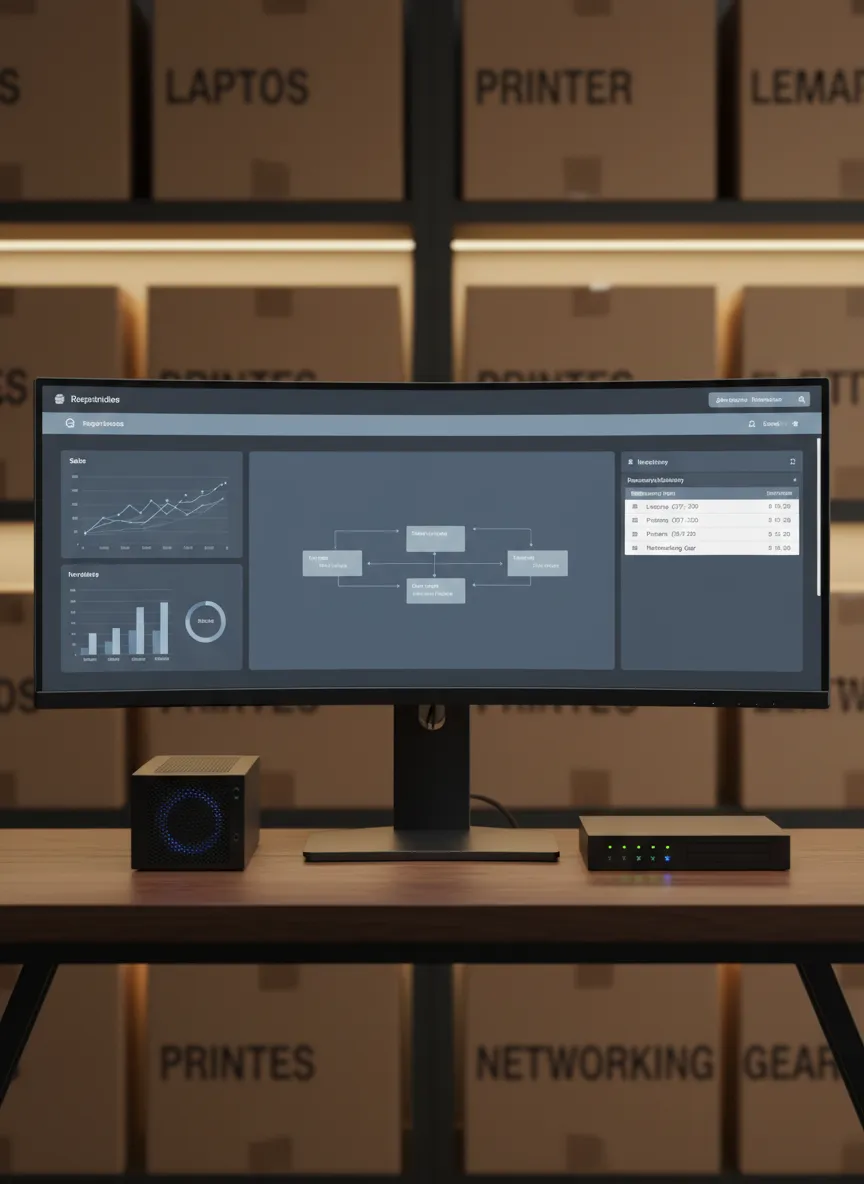 Compact business network setup